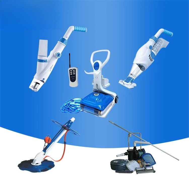 Pool Vacuum Manual - Zwembadreiniger, oplaadbare handmatige reinigingsset, automatische robotzwembadstofzuiger