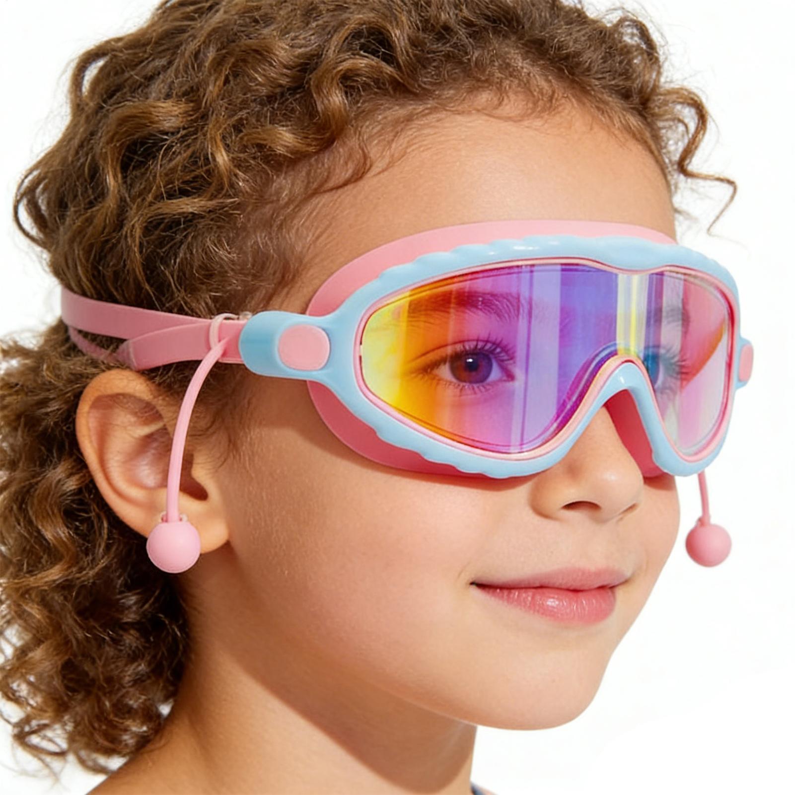 Swim Goggles Anti Fog Uv - Kinderbril voor zwemmen Anti-condens UV-bescherming Jeugdzwembril