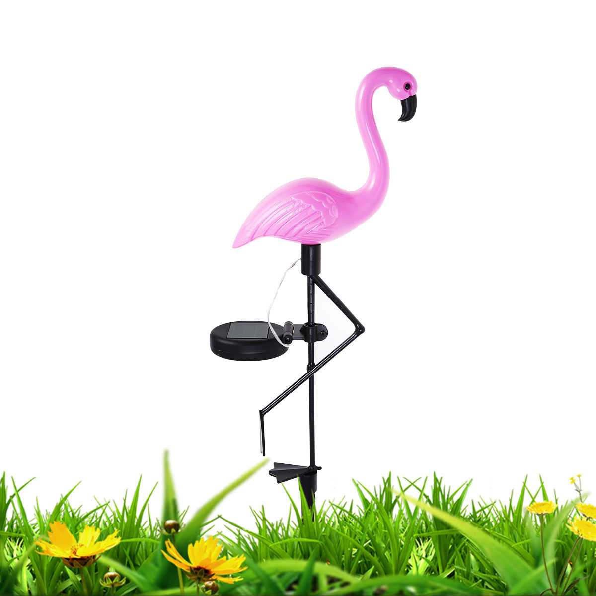 Pool Light Solar Rechargeable - LED Solar Tuinlampen Buiten Waterdicht Flamingo