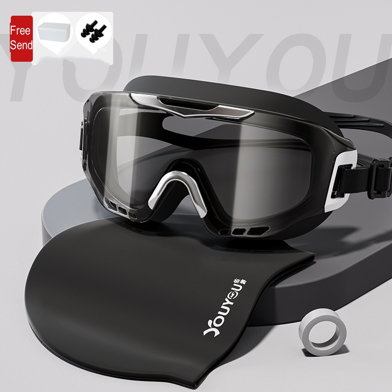 Swim Goggles Anti Fog Uv - Mannen Vrouwen Anti-condens UV-bescherming Groot frame
