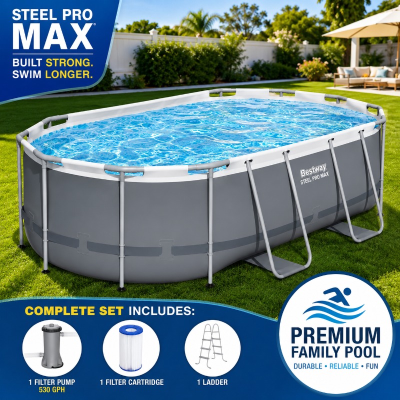 Bestway Steel Pro MAX 14ft x 8 - Pool Ladder Above Ground recensie en prijs