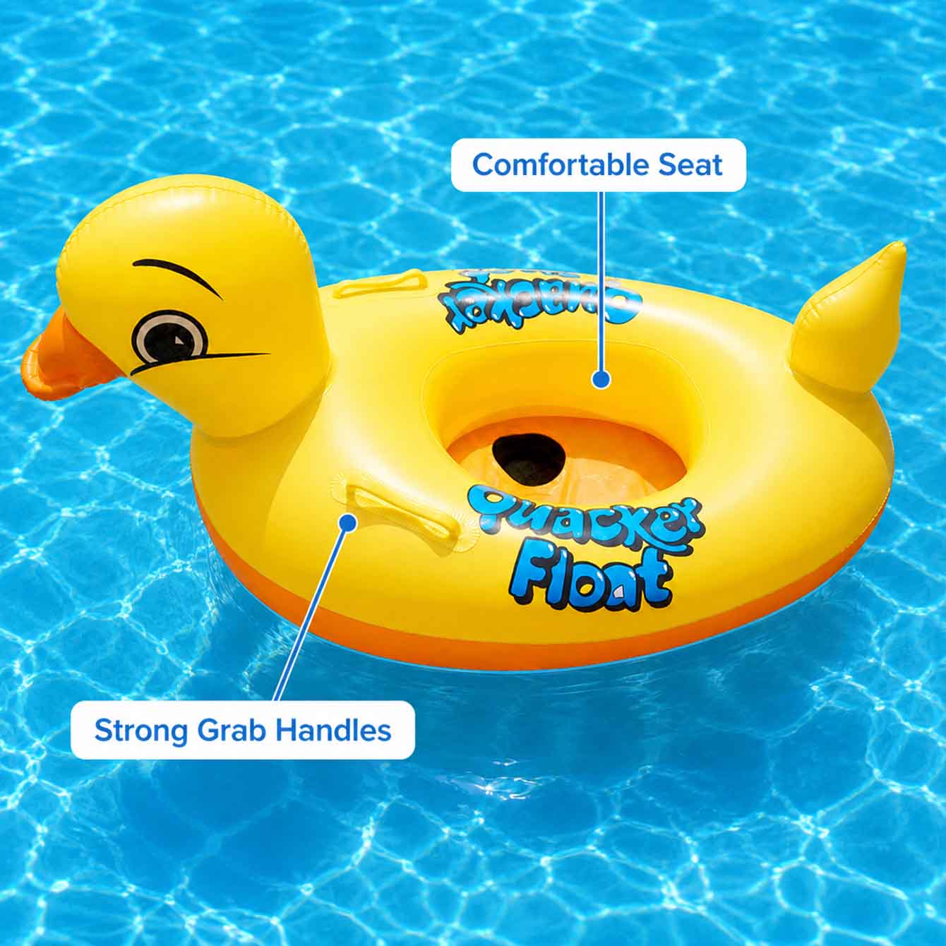 1PC Opblaasbare eend zwemband  - Pool Float Ring Inflatable recensie en prijs
