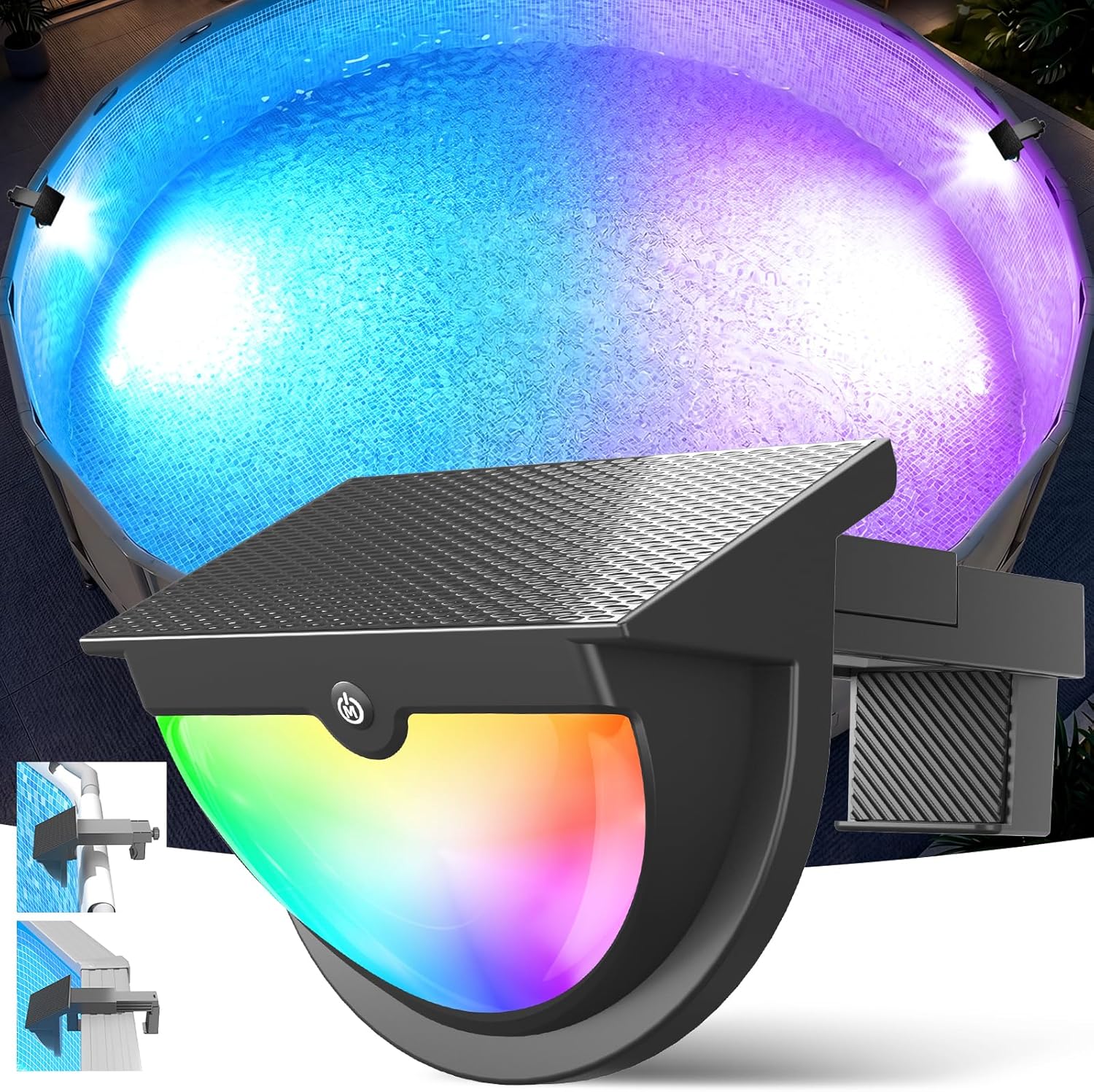Zonne-zwembadverlichting voor  - Pool Light Solar Rechargeable recensie en prijs