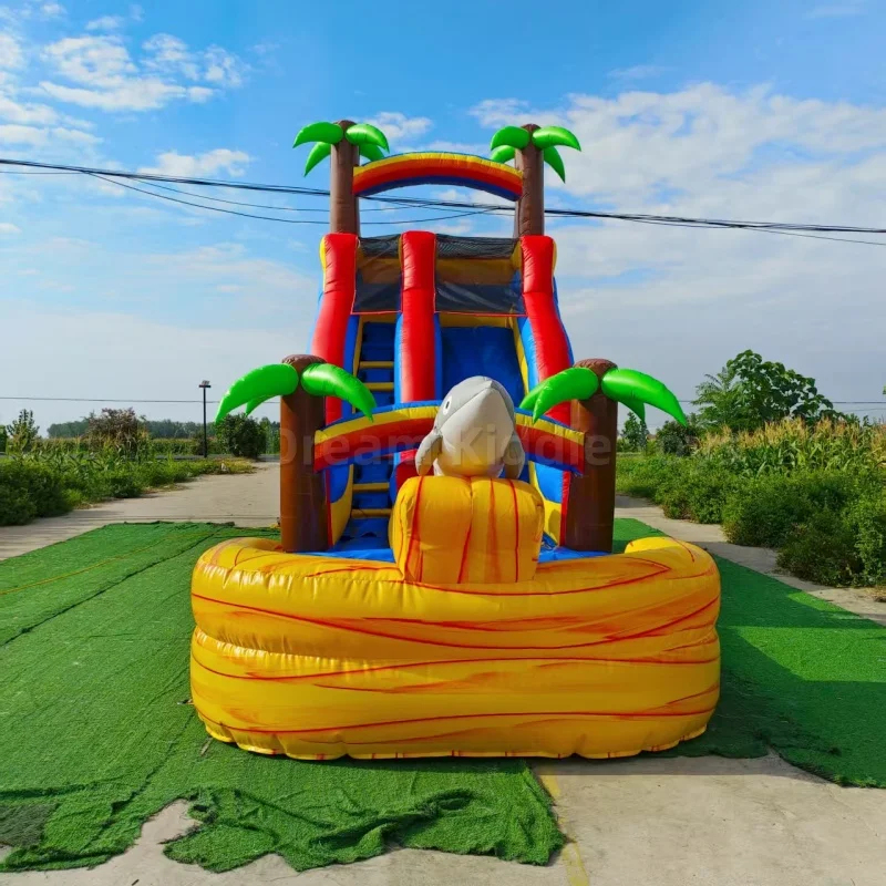 Reuze tropische dolfijn thema  - Water Slide Inflatable recensie en prijs