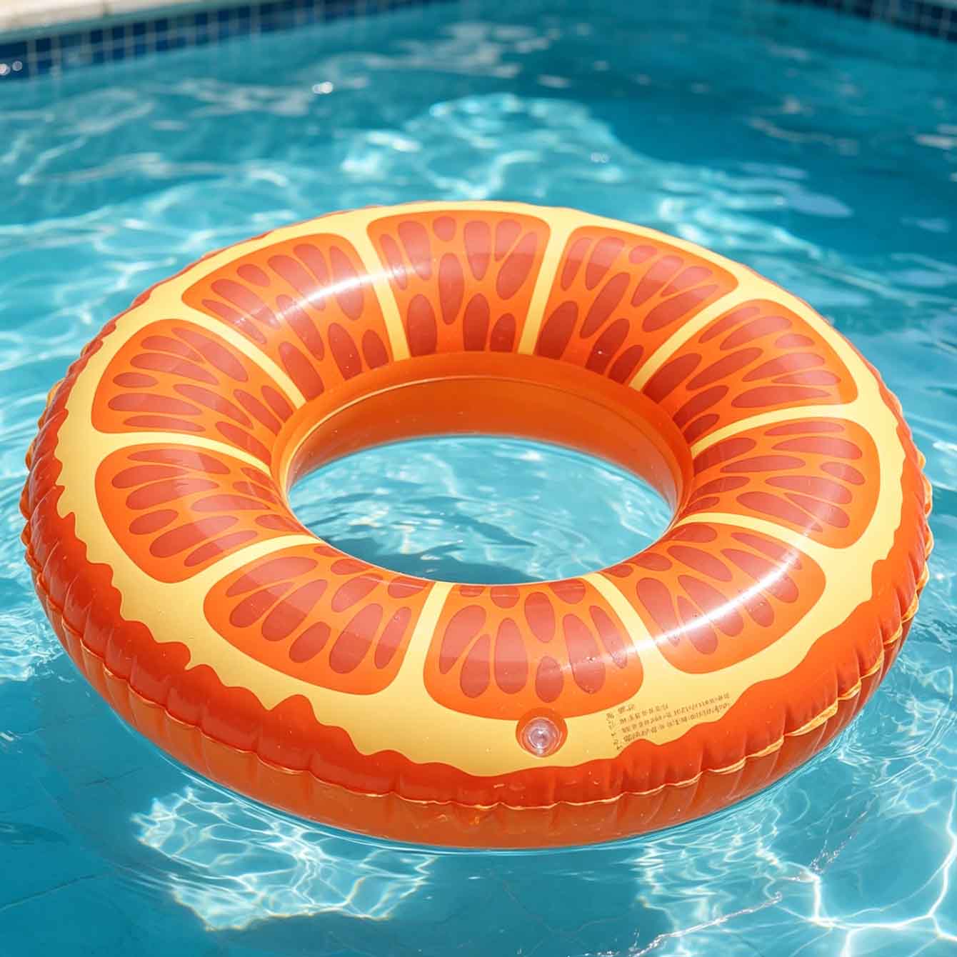 1PC Oranje Slice Opblaasbare Z - Pool Float Ring Inflatable recensie en prijs