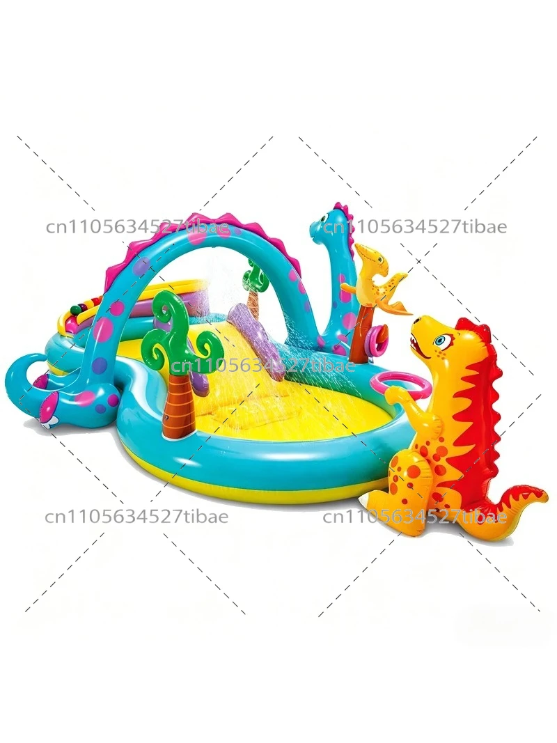 Opblaasbaar regenboog kinderzw - Water Slide Inflatable recensie en prijs