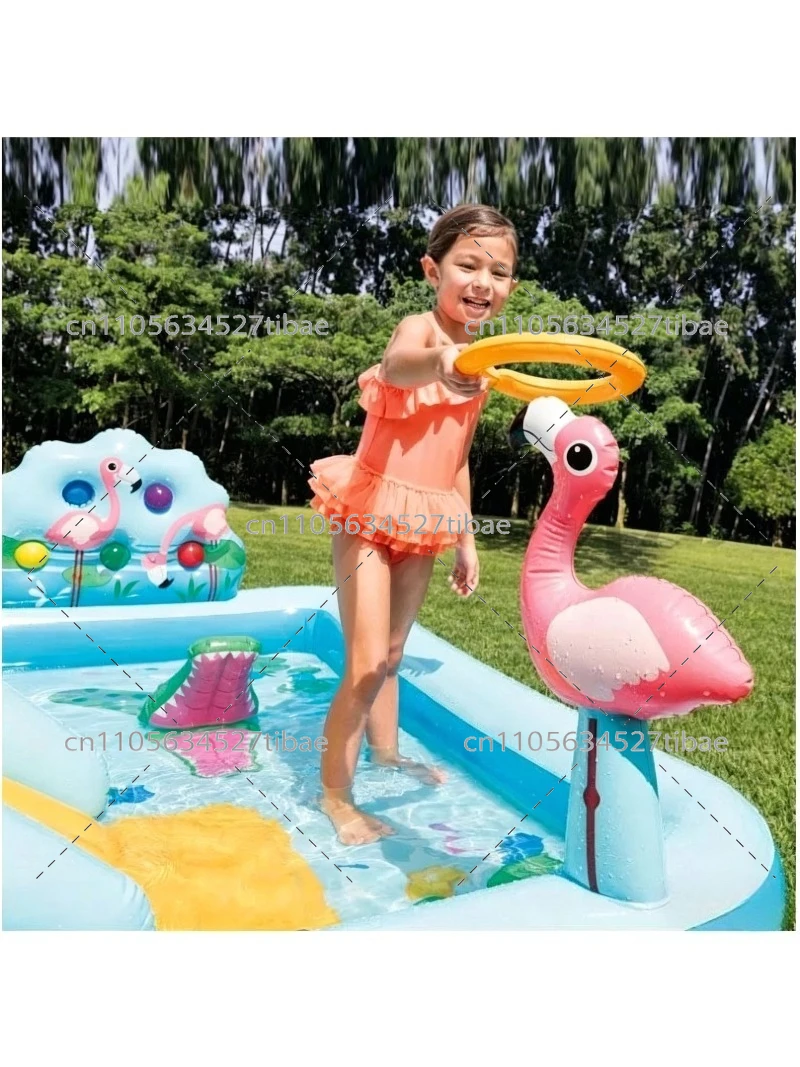 Opblaasbaar regenboog kinderzw - Water Slide Inflatable recensie en prijs