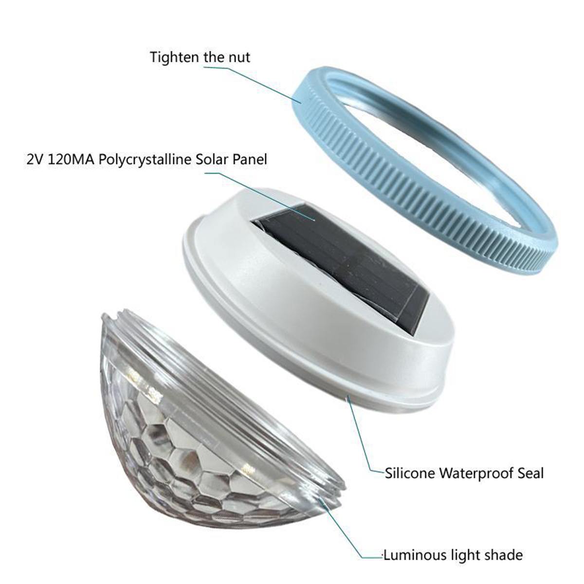 Zonne-energie drijvend zwembad - Pool Light Solar Rechargeable recensie en prijs