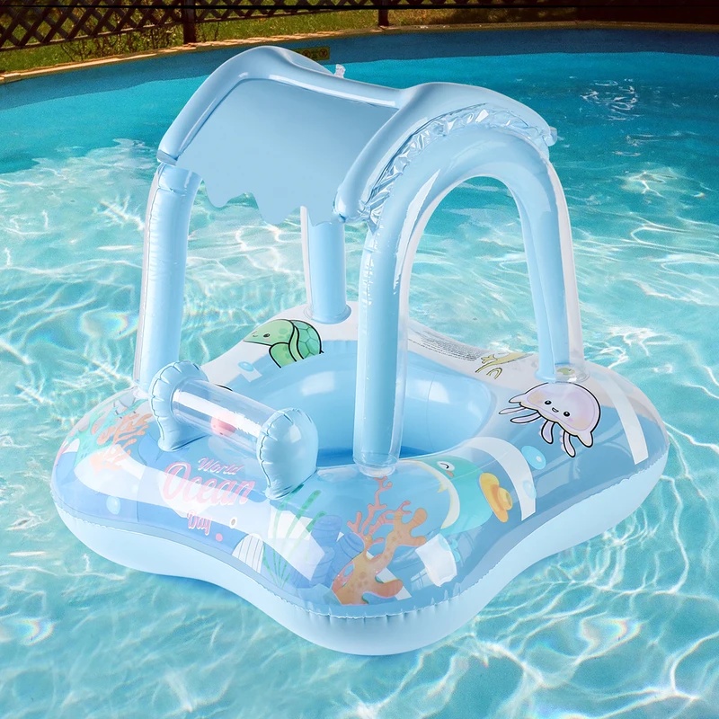 Opblaasbare zwemband met zonne - Pool Float Ring Inflatable recensie en prijs