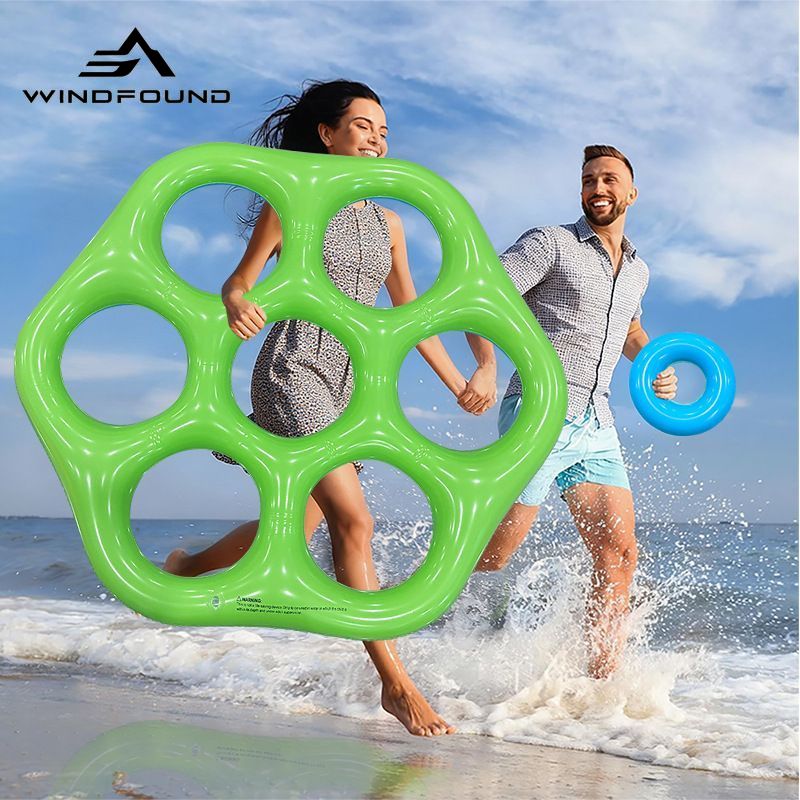 Opblaasbare zeshoekige ringgoo - Pool Float Ring Inflatable recensie en prijs