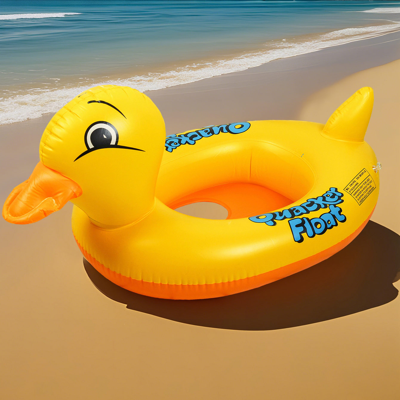 1PC eendvormige verdikte opbla - Pool Float Ring Inflatable recensie en prijs