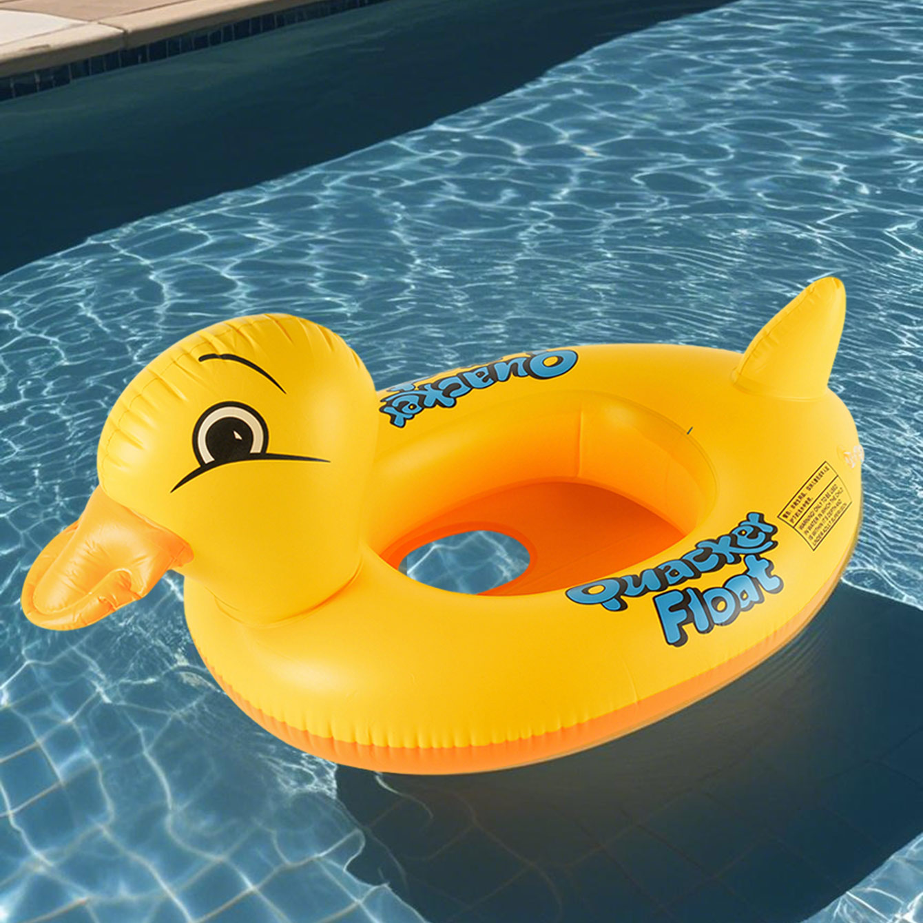 1PC eendvormige verdikte opbla - Pool Float Ring Inflatable recensie en prijs