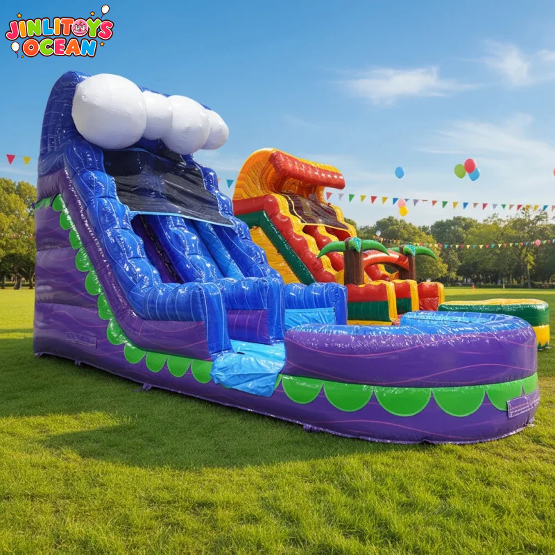 Commerciële opblaasbare waterg - Water Slide Inflatable recensie en prijs