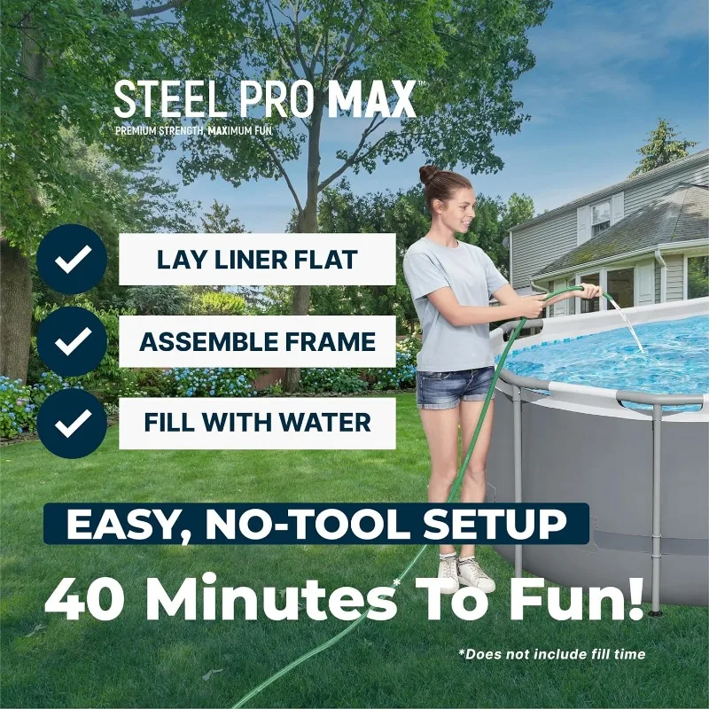 Bestway Steel Pro MAX 14' x 8' - Pool Ladder Above Ground recensie en prijs