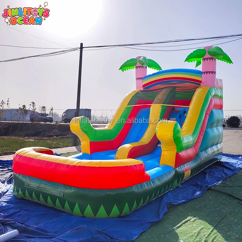 Duurzame PVC commerciële opbla - Water Slide Inflatable recensie en prijs