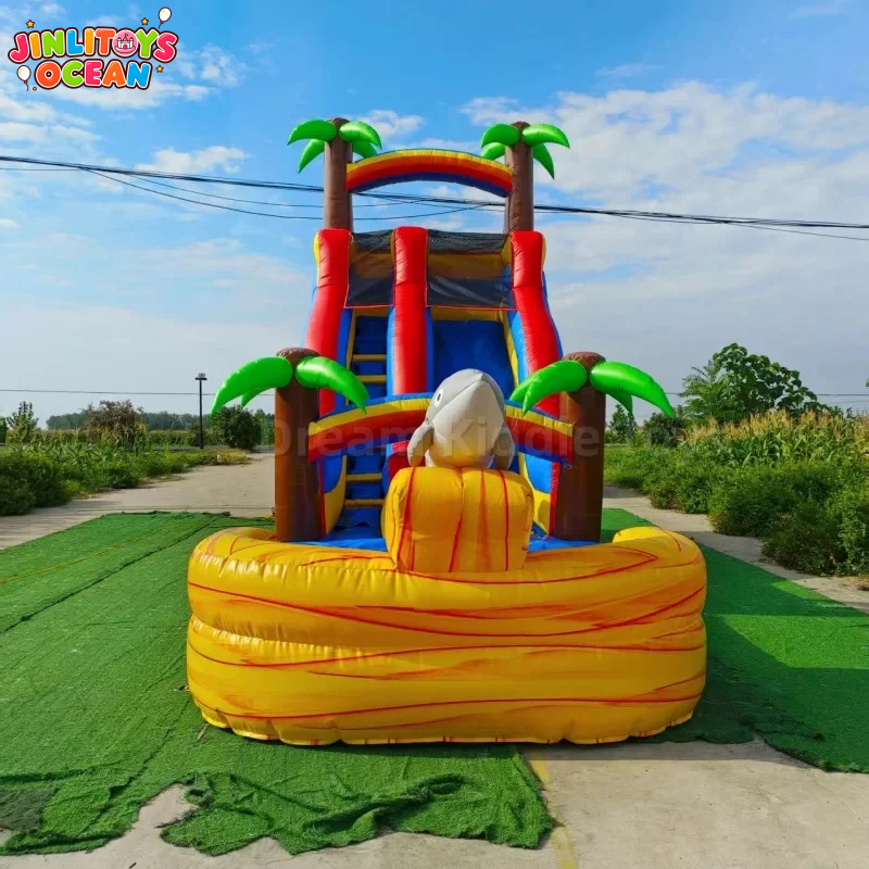 Duurzame PVC commerciële opbla - Water Slide Inflatable recensie en prijs