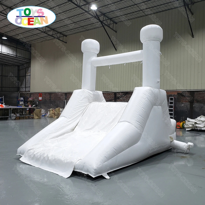 Aangepaste witte waterglijbaan - Water Slide Inflatable recensie en prijs