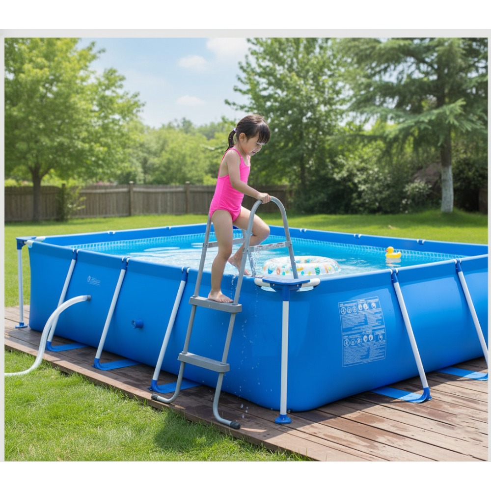 Versterkte zwembadtrap met ver - Pool Ladder Above Ground recensie en prijs